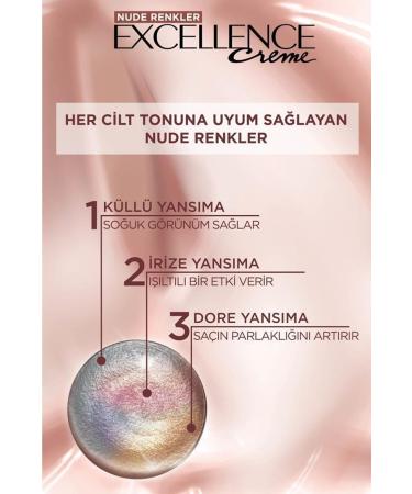 L'Oreal Paris Excellence Creme Nude Colors Hair Dye 4u Nude Brown - Buy Online on GoSupps.com