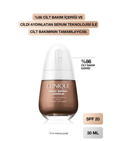 Clinique Even Better Clinical Serum Foundation Spf 20 192333078150 85169 Cn 126 Espresso (d)