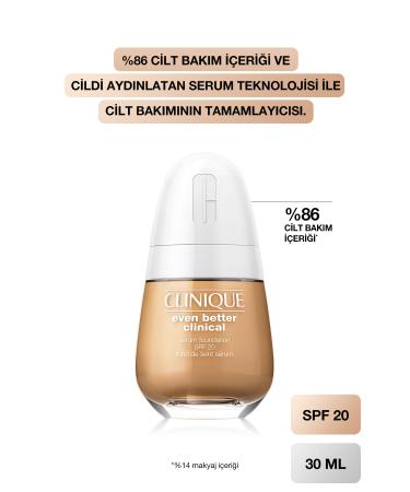 Clinique EVEN BETTER CLINICAL SERUM FOUNDATION SPF 20 192333077900 85169 CN 74 BEIGE (M) PSSN141