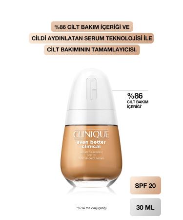 Clinique Even Better Clinical Serum Foundation Spf 20 192333078136 85169 Cn 116 Spice (d)