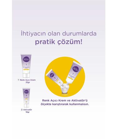 Sesu Hair Bleaching Cream 35 18 gr - Buy Online on GoSupps.com