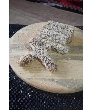 Birsalk m Fruit Roll & K me Sesame Coated Hazelnut Paste Roll Fruit Roll 500 Grams