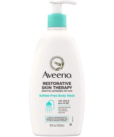 AVEENO Restorative Skin Therapy Sulfate-Free Body Wash 532ml