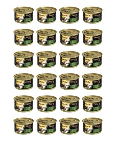 Gimcat Shinycat Chicken Cat Herb Canned Cat Food 70 gr X 24 Pieces