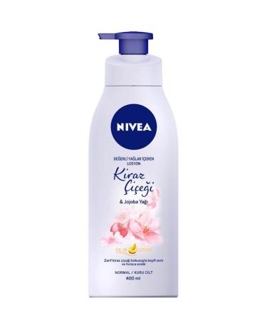 NIVEA Nbody Q10 Firming Lotion + Nbody Pump Cherry Blossom & Jojoba Oil Lotion