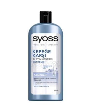 Syoss Anti-Dandruff Platinum Control Shampoo 550 ml
