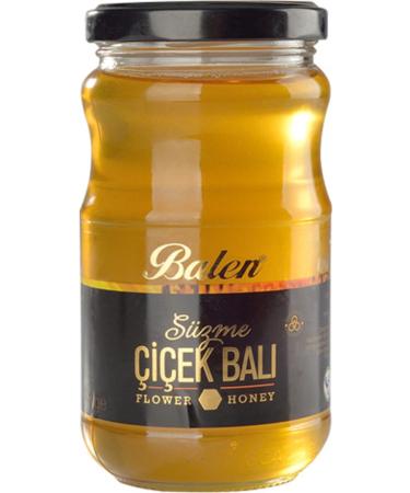 Balen Organic Flower Honey 450gr Does Not Contain Preservatives or Additives
