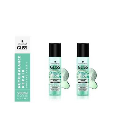 Gliss Nutribalance Liquid Hair Conditioner 200 ml 2 Pieces