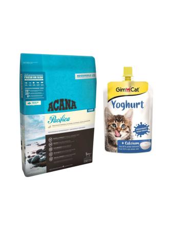 Acana Pacifica Cat Food 1.8 Kg + Gimcat Yoghurt Calcium 150 gr