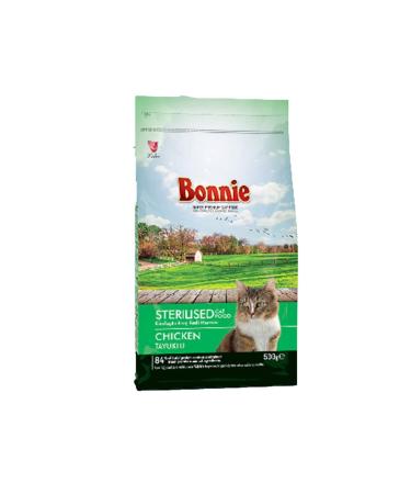 Bonnie Cat Food 500 gr (Neutered) Chicken 3 Packs