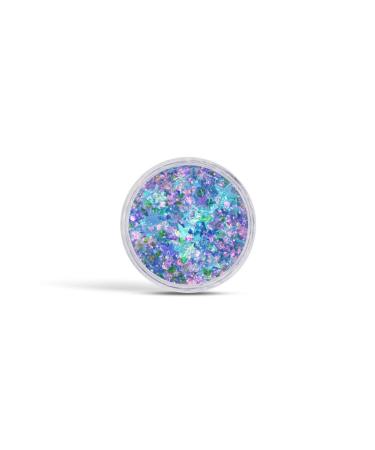 Glitter Gel Form Shine - Blue Stars Face