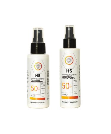 HS Happy Sun Cream Spf 50+ Sunscreen Set