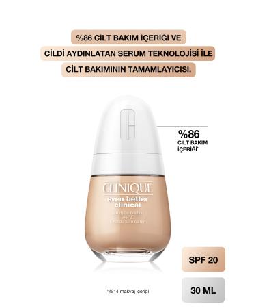 Clinique Beige Even Better Clinical Serum Foundation Spf 20 192333077863 85169 Cn 40 Cream Chamois (vf)
