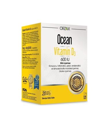 Ocean Vitamin D3 600 Iu Spray 20 Ml