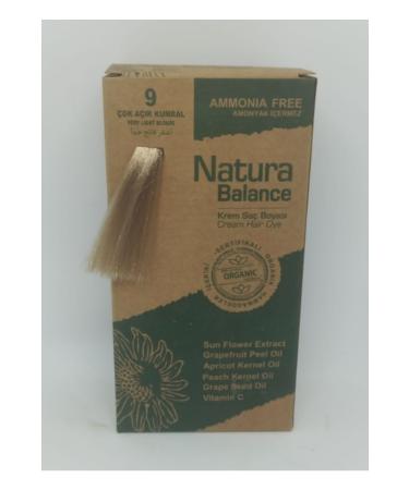 NATURABALANCE Natura Balance Organic Hair Dye Set Very Light Blonde