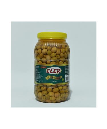 Mustafa Eler G ksu Food Eler Edermit (Ayval k Variety) Green Cracked Olives 2kg (261-290)m