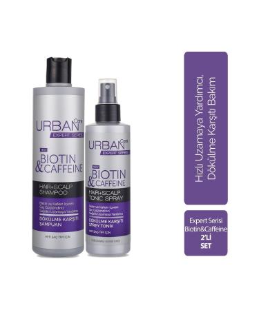 Urban Care Biotin & Caffeine Anti-Hair Loss Shampoo + Tonic Set