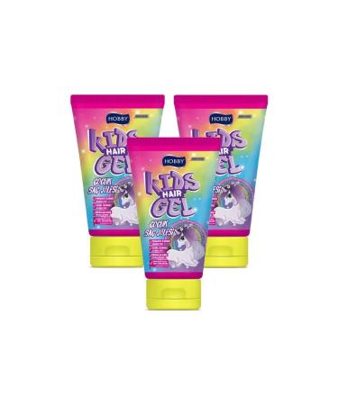 Hobby Kids Hair Gel Unicorn 150 Ml X 3