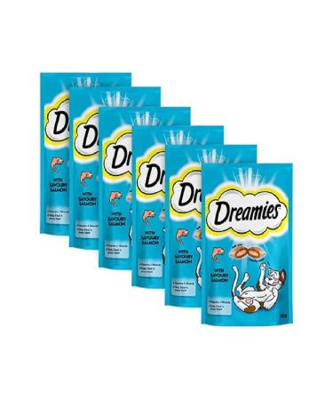 Dreamies Salmon Pouch Cat Award 60 Gr X 6 Pieces