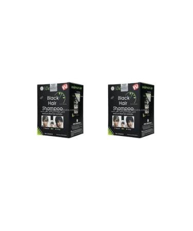 Dexe Black Shampoo Black Hair Shampoo Set 25 Ml X 20 (2 Pack)