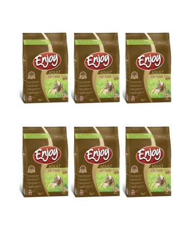 Enjoy Chicken Meat Adult Cat Food 1 Kg X 6 Pieces