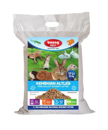 Bonny Nice Pine Pellet Rodent Bedding 10 Kg 17 L