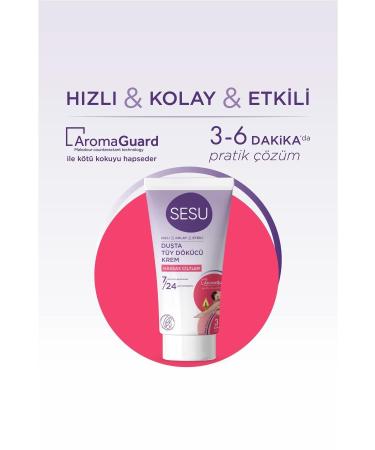 Sesu In-Shower Hair Removal Cream Sensitive Skin 150 Ml - Buy Online on GoSupps.com
