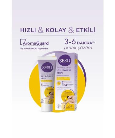 Sesu Hair Removal Cream For Normal Skin 100 Ml - Buy Online on GoSupps.com