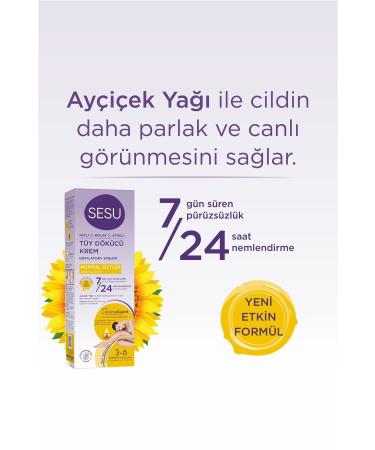 Sesu Hair Removal Cream For Normal Skin 100 Ml - Buy Online on GoSupps.com