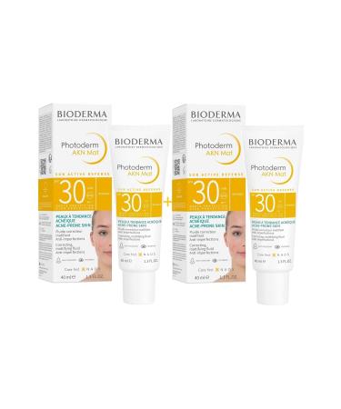 Bioderma Akn Matte Sun Cream 40 Ml 2 Pieces