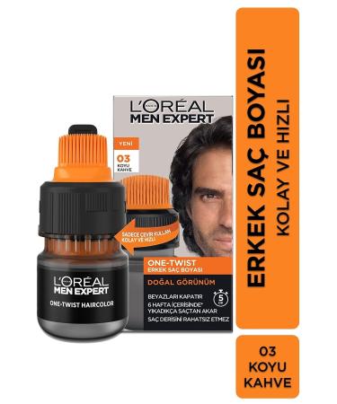 L'Oreal Paris Men Expert One-twist Men's Hair Dye Dark Brown 03