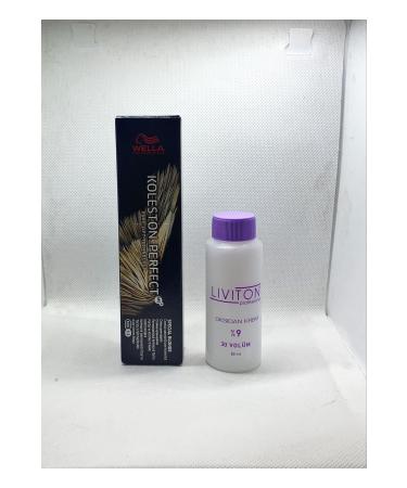 Wella Koleston Perfect Me Hair Dye Special Blonde 12.96 With Sandre Violet & Oxidant