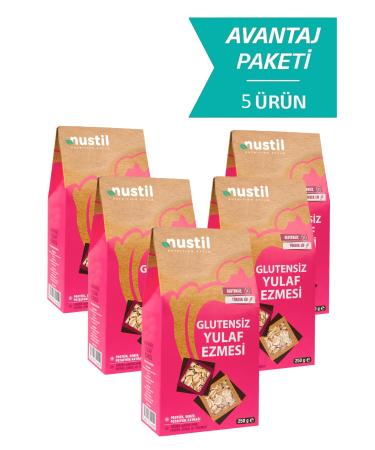 NUSTIL Nustil Gluten Free Oatmeal 250 Gr X 5