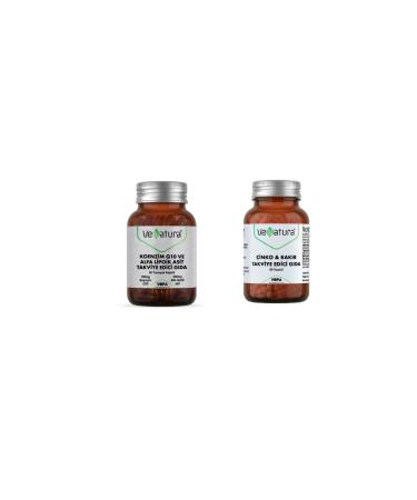 Venatura Coenzyme Q10 Alpha Lipoic Acid 60 Capsules + Zinc & Copper 60 Capsules