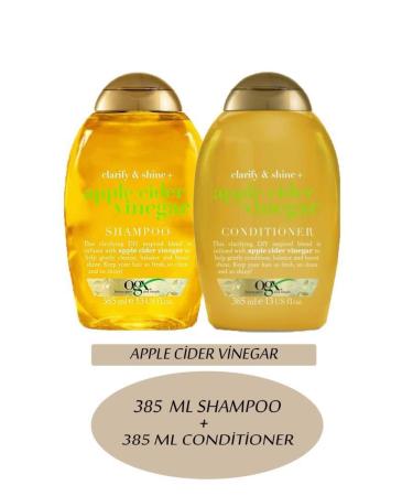 OGX Apple Cider Vinegar Shampoo 385 ml + Conditioner 385 ml