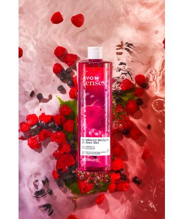 Avon Senses Rapsberry Delight Raspberry And Blackcurrant Scented Shower Gel 500 Ml. - Buy Online on GoSupps.com