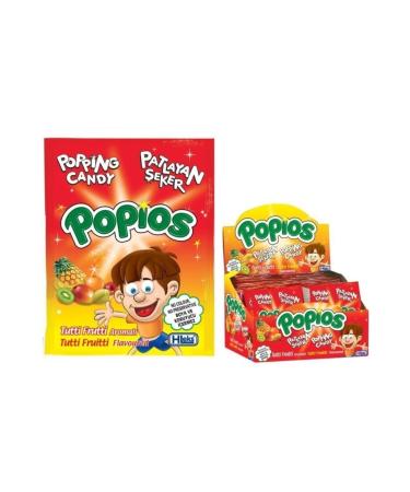 Popsicle Pops 40 Pieces 4 gr Tutti Frutti