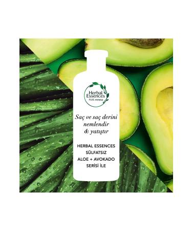 Herbal Essences Sulfate Free Aloe And Avocado Shampoo 380 Ml - Buy Online on GoSupps.com