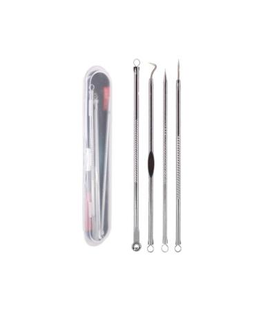 4-Piece Boxed Stainless Comedone Acne - Blackhead Cleaner Set - Buy Online on GoSupps.com