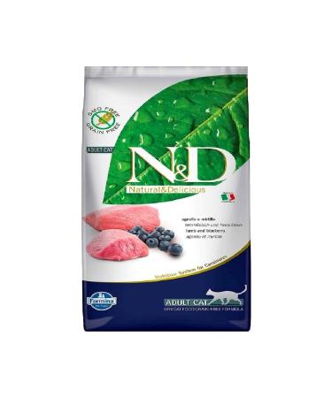 N & D Nd Lamb Blueberry Grain Free Adult Cat Food 5 Kg