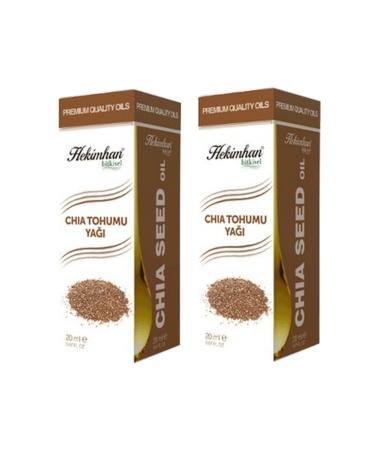 Hekimhan Chia Seed Oil 20 Ml 2 Pieces