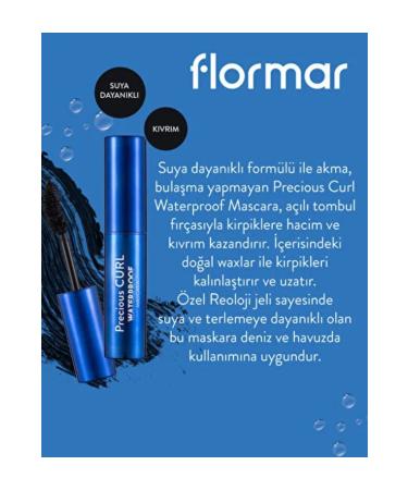 Flormar Waterproof Mascara | 11.5 Ml 003 waterproof - Buy Online on GoSupps.com