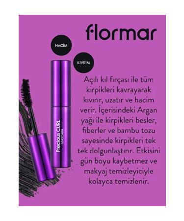 Flormar Mascara for More Curvy and Voluminous Lashes | 11.5 Ml Lf71 classic - Buy Online on GoSupps.com
