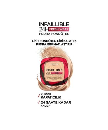 L'Oreal Paris Infaillible 24h Fresh Powder Foundation 220 Sand Powder - Buy Online on GoSupps.com