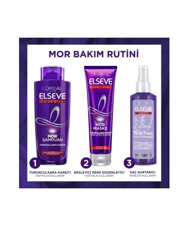 Elseve Loreal Paris Blonde Hair Rescue Purple Liquid Care Cream - Buy Online on GoSupps.com