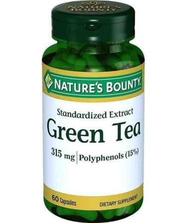 Natures Bounty Green Tea Extract 315 Mg 60 Capsules