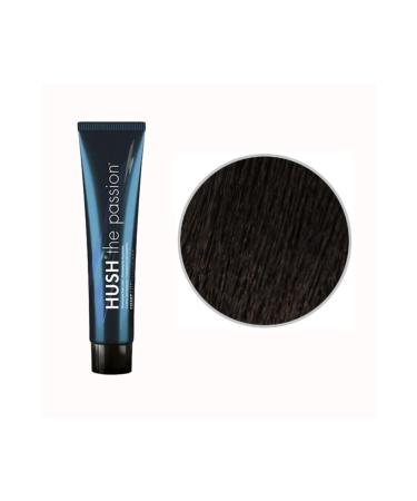 HUSH The Passion Smartart Hair Dye 3/0 (DARK BROWN) Oxidizer-free. 60 ml
