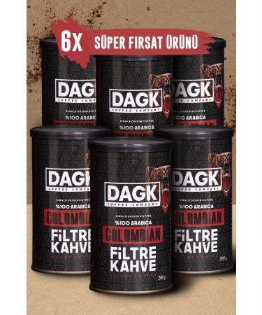 Dagk Colombian Filter Coffee 6x200g Super Deal Product