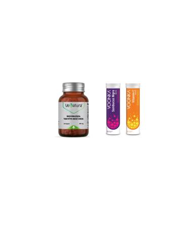 Venatura Resveratrol 250 Mg 30 Capsules + Voonka Effervescent Set