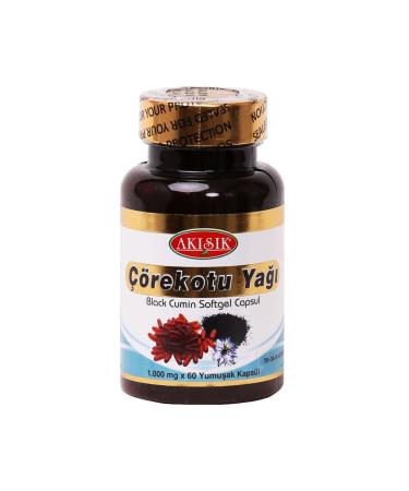 Fluidized Black Cumin Oil Herbal Capsule 1000 Mg X 60.